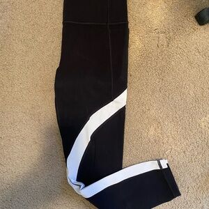 Athleta Black and White Leggings